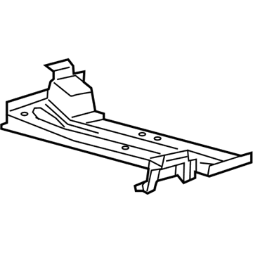 Mercedes-Benz 117-610-10-00 Rear Crossmember