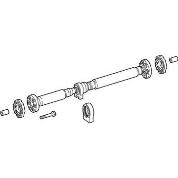 Mercedes-Benz 222-410-74-04 Drive Shaft