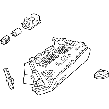 Mercedes-Benz 207-680-04-91-8P59 Glove Box Assembly