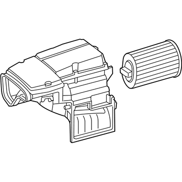 Mercedes-Benz 271-090-09-01 Air Cleaner Assembly