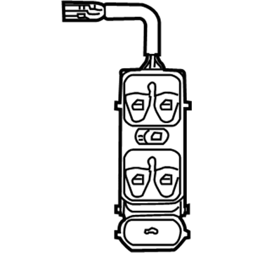 Mercedes-Benz CLK320 Window Switch - 209-820-34-10-9116