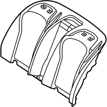 Mercedes-Benz 223-920-24-01 Seat Back Pad