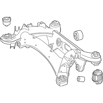 Mercedes-Benz 205-350-32-05 Suspension Crossmember