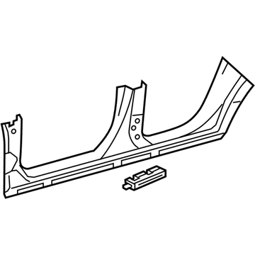 Mercedes-Benz 166-637-38-00 Rocker Panel