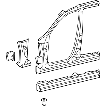 Mercedes-Benz 166-630-81-02 Aperture Reinforcement