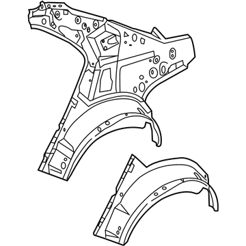 Mercedes-Benz 212-630-11-13 Inner Panel