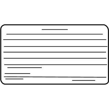 Mercedes-Benz 276-221-03-00 Emission Label