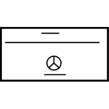 Mercedes-Benz 212-584-27-07 Label