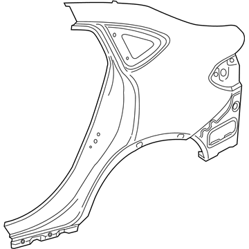 Mercedes-Benz 253-630-89-01 Quarter Panel