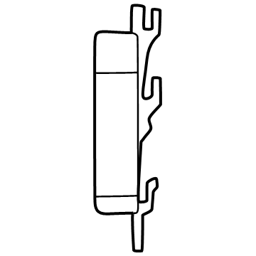 Mercedes-Benz 206-545-04-00 Control Module Bracket