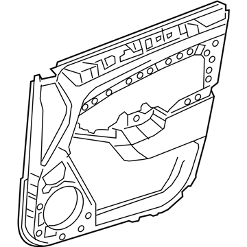 Mercedes-Benz 166-720-02-70-7M55 Door Trim Panel