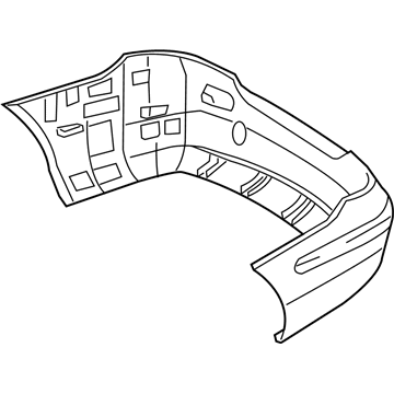 Mercedes-Benz 209-885-57-25 Bumper Cover