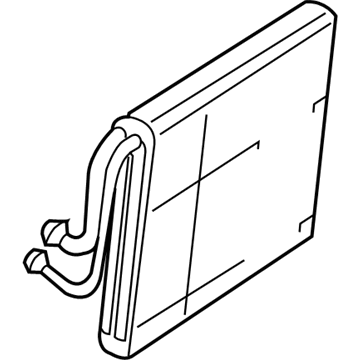 Mercedes-Benz 205-830-78-00 Evaporator Core