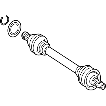 Mercedes-Benz 222-350-39-00 Axle Assembly