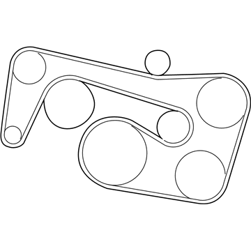 2010 Mercedes-Benz ML450 Drive Belt - 003-993-73-96