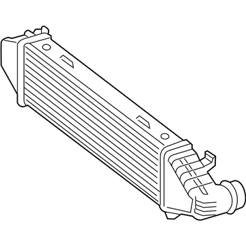 2013 Mercedes-Benz SLK250 Intercooler - 204-500-01-00