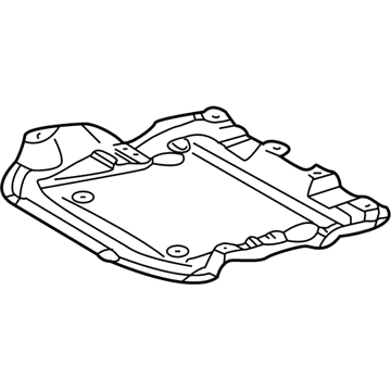 Mercedes-Benz 220-524-04-01 Center Shield