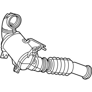 2020 Mercedes-Benz CLA45 AMG Catalytic Converter - 177-490-16-01