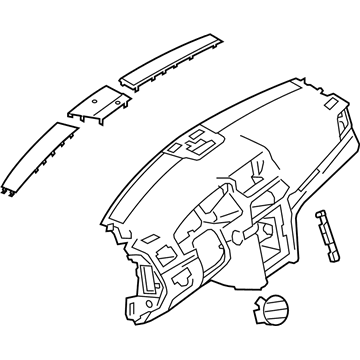 2015 Mercedes-Benz C250 Instrument Cluster - 204-680-57-87-9H20