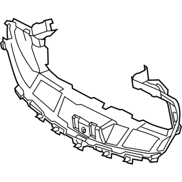 Mercedes-Benz 238-885-71-01 Lower Duct