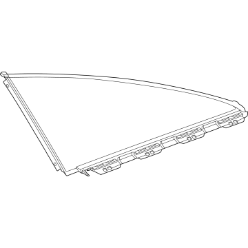 Mercedes-Benz 297-670-09-01 SIDE WINDOW, FIXED