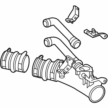 Mercedes-Benz 254-098-41-00 Rear Duct