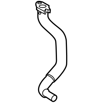 Mercedes-Benz 254-180-52-00 Oil Return Tube