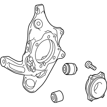 Mercedes-Benz C63 AMG S Steering Knuckle - 205-350-97-13-64