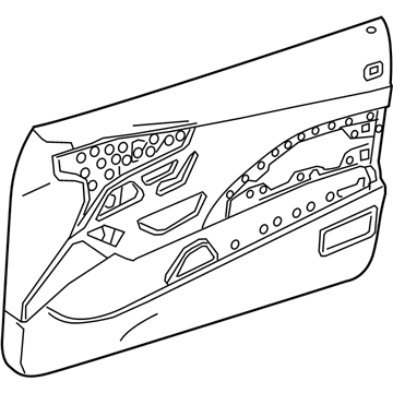 Mercedes-Benz 217-720-60-00-9E38 Door Trim Panel