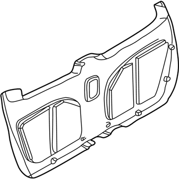 Mercedes-Benz 163-740-16-70-1A26 Lift Gate Trim