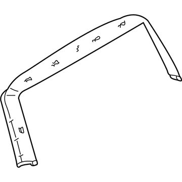 Mercedes-Benz 163-740-01-70-7E33 Lift Gate Trim