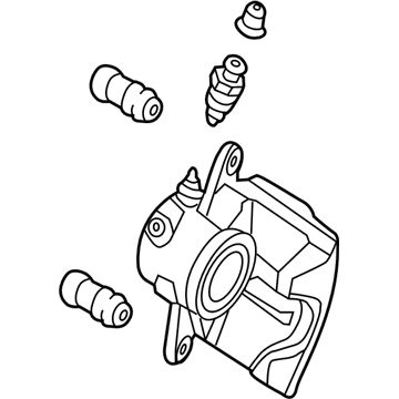 2020 Mercedes-Benz GLC63 AMG Brake Caliper - 197-421-26-98