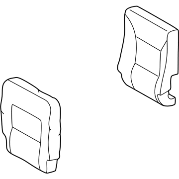 Mercedes-Benz 463-920-51-04-7C12 Seat Back Assembly