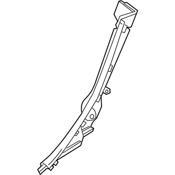 Mercedes-Benz 117-690-11-25-9H68 Lower Quarter Trim