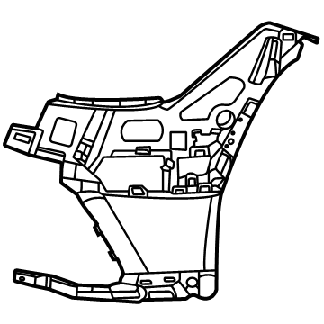 Mercedes-Benz 223-885-63-04 Side Mount