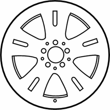 Mercedes-Benz 204-401-04-02-80 Wheel, Alloy