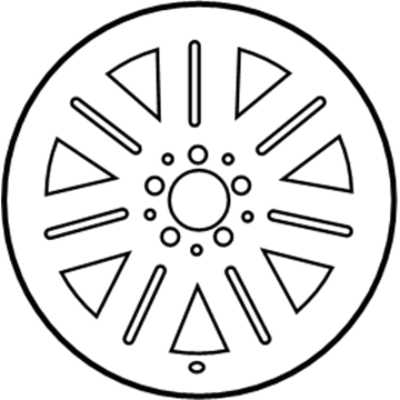 Mercedes-Benz 204-401-03-02-80 Wheel, Alloy