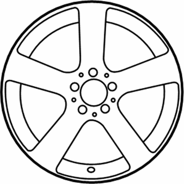 Mercedes-Benz C250 Alloy Wheels - 204-401-83-02-9709