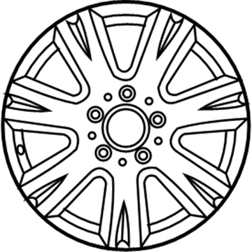 Mercedes-Benz 204-401-26-02-9709 Wheel, Alloy