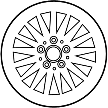 Mercedes-Benz 204-401-12-02-9765 Wheel, Alloy