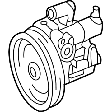 2015 Mercedes-Benz SLK250 Power Steering Pump - 006-466-43-01