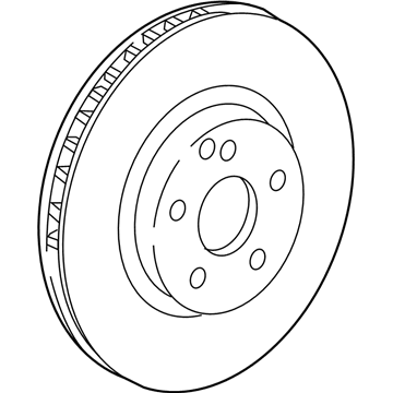 2013 Mercedes-Benz G63 AMG Brake Disc - 463-421-07-12