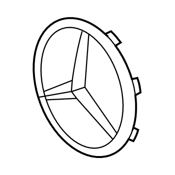 Mercedes-Benz 213-880-20-08 Emblem Base Plate