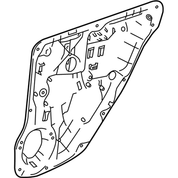 2014 Mercedes-Benz ML550 Window Regulator - 166-730-90-01