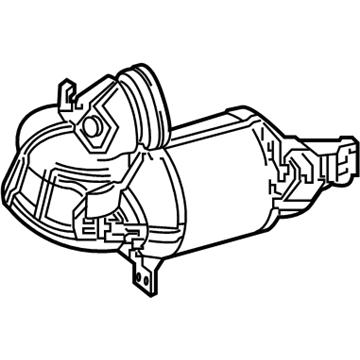 2021 Mercedes-Benz AMG GT 53 Catalytic Converter - 256-140-00-01