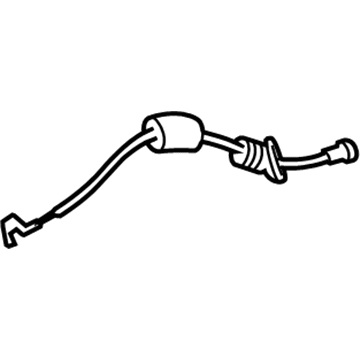 Mercedes-Benz 204-760-02-04-64 Lock Cable