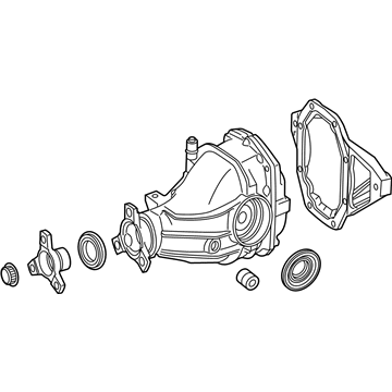 Mercedes-Benz 205-350-15-00-80 Differential Assembly