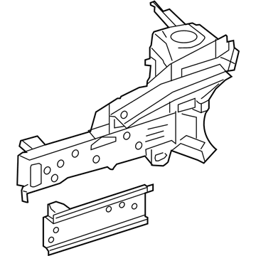 Mercedes-Benz 246-620-19-00 Apron/Rail Assembly