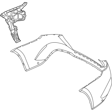 Mercedes-Benz 167-880-53-08 Side Bracket