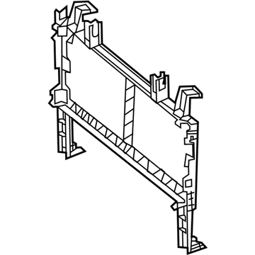 Mercedes-Benz 166-505-21-30 Radiator Mount Frame